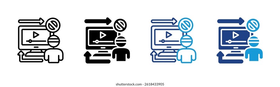 Censorship Icon Element For Design
