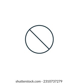 Censorship icon. Monochrome simple sign from freedom collection. Censorship icon for logo, templates, web design and infographics.