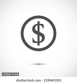 cent icon vector eps 10