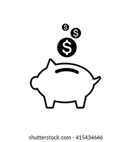 cent icon vector simple black isolated sign flat trendy eps jpeg