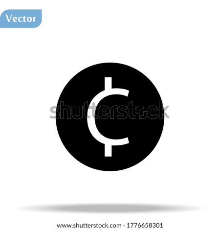 Cent Sign Logo Template Illustration Design. Vector EPS 10.