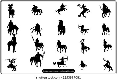 Centaur ancient creature mythology silhouette