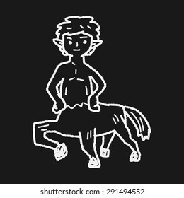 centaur doodle