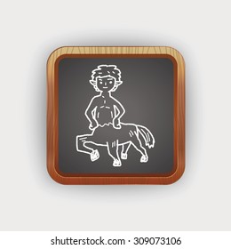 centaur doodle