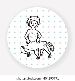 centaur doodle