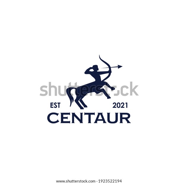 Centaur Icon Logo Design Vector Template Stock Vector (Royalty Free ...