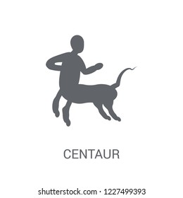 Centaur icon. Trendy Centaur logo concept on white background from Fairy Tale collection. Suitable for use on web apps, mobile apps and print media.