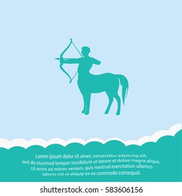 Centaur  icon. Vector design.