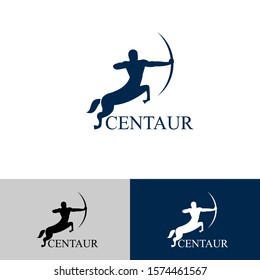 Centaur Logo design simple clean vector