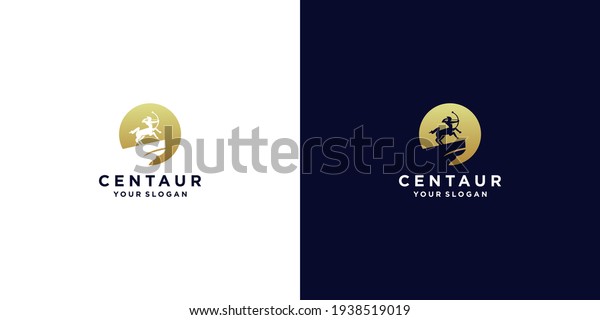 centaur logo design vector\
inspiration