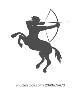 Centaur logo icon design illustration