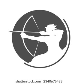 Centaur logo icon design illustration