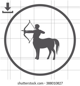 Centaur vector icon.