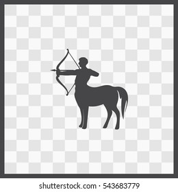 Centaur vector icon. Isolated illustration. Business picture.