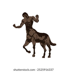 Centaurus Symbol Logo Maskottchen Design Vorlage 