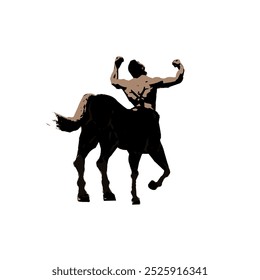 Centaurus Symbol Logo Maskottchen Design Vorlage 