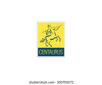 Centaurus Logo: vetor stock (livre de direitos) 503705572