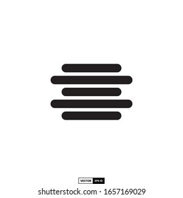 center align icon, design inspiration vector template for interface and any purpose