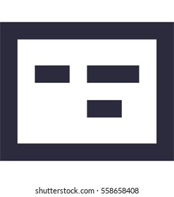 Center Align Vector Icon