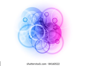 center background with abstract circles