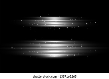 To center a bright flash. Yellow glowing light explodes on a transparent background. Sparkling magical dust particles. Bright Star. Transparent shining sun, bright flash. Vector sparkles.