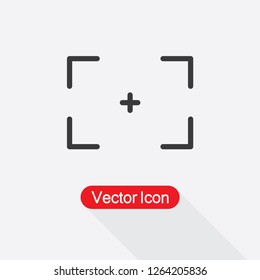 Center Focus Icon Vector Illustration Eps10