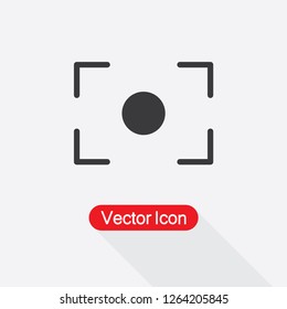 Center Focus Icon Vector Illustration Eps10