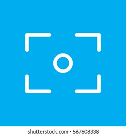 center focus icon vector illustration sign symbol