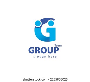  Center Group G letter Logo Template