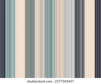 Center mat in striped soft tones