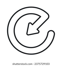 Center point arrows vector design, easy to use icon