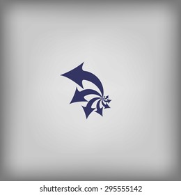 from the center of rotation of the pointer