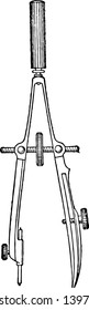 Center Screw Bow in the middle of the bow position under the action of reverse thrust from screw vintage line drawing or engraving illustration.
