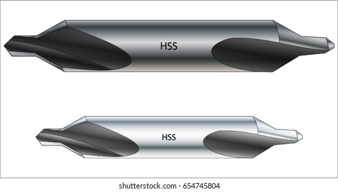 Center and spotting drill bits