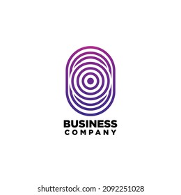 center target logo design vector, business logo design