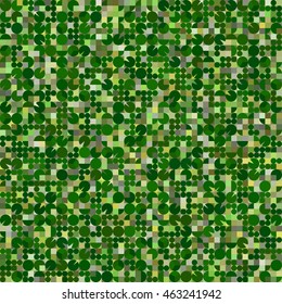 Center-pivot Irrigation Circular Fields. Agricultural Seamless Pattern. Generative Vector Texture Looking Like Aerial Or Satellite Imagery