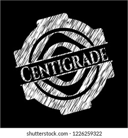 Centigrade on chalkboard