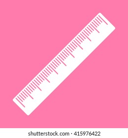 Centimeter ruler sign