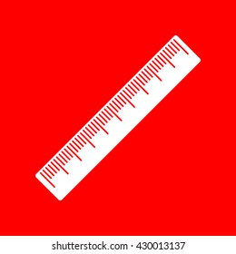 Centimeter ruler sign