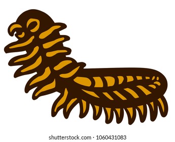centipede bug icon