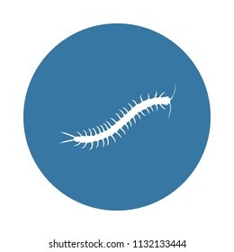 centipede icon. Element of insect icons for mobile concept and web apps. Badge style centipede icon can be used for web and mobile apps