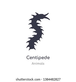 centipede icon. isolated centipede icon vector illustration from animals collection. editable sing symbol can be use for web site and mobile app