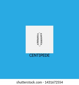 centipede icon sign signifier vector