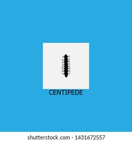 centipede icon sign signifier vector