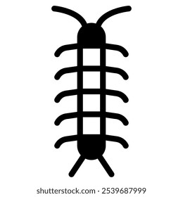 Centipede icon for web, app, infographic, etc