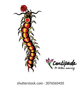 The centipede for  Kathin ceremony.