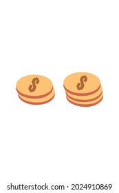 
Central African CFA Franc Chad Currency Coin Symbol Vector Design illustration 