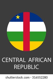Central African Republic circle flag