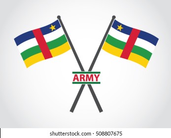 Central African Republic Emblem Army