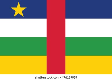 Central African Republic flag
